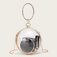Прозрачная сумка-клатч мини в форме шара Shein