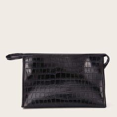 Косметичка с крокодиловым узором Shein