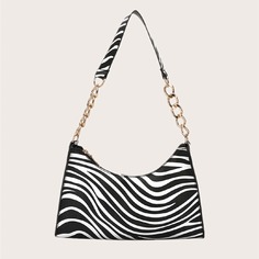 Сумка на плечо с принтом зебры Shein