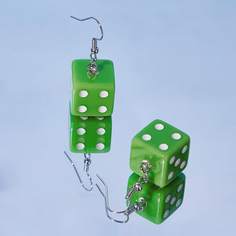 Серьги-подвески с игральной костью Shein