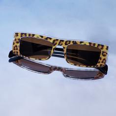 Солнцезащитные очки с леопардовым принтом Shein