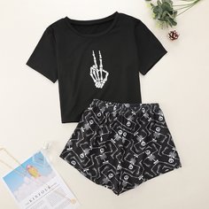 Хэллоуин милый Пижама Shein