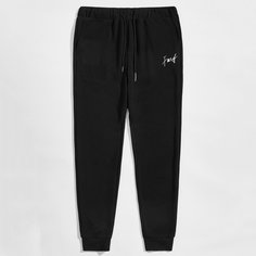 Мужские спортивные брюки с текстовым принтом Shein