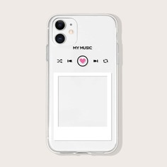 Прозрачный чехол для телефона с узором фоторамки Shein