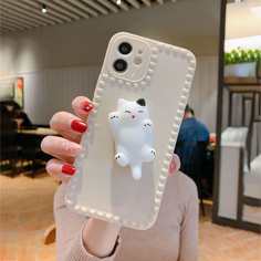 Чехол для телефона с кошкой 3D Shein