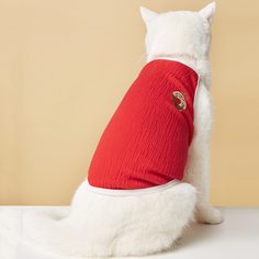 Мультяшный принт Майки для домашних животных Shein