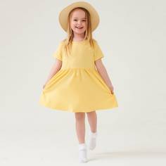 Однотонное платье для девочек Shein