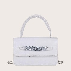 На цепочке Крокодил Элегантный Сумка Shein