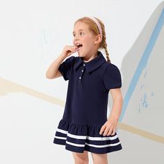 Платье с пышным рукавом для девочек Shein