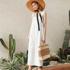 Однотонный комбинезон Shein