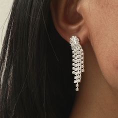 Серьги со стразами Shein