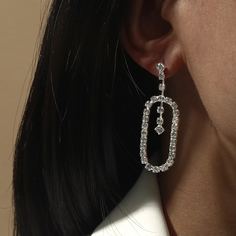 Серьги со стразами Shein
