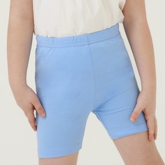 Однотонные байкерские шорты для девочек Shein