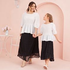 Однотонный топ для девочек 1шт Shein