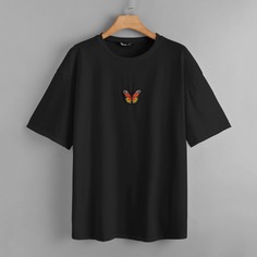Животный Повседневный Футболка размера плюс Shein