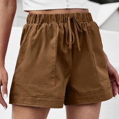 Широкие шорты с узлом Shein