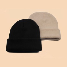 2шт минималистичная шапка Shein