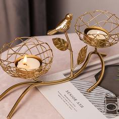 Подсвечник в форме птичьих гнезд Shein