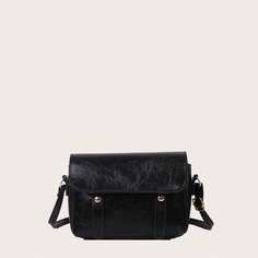 Сумка через плечо с клапаном Shein