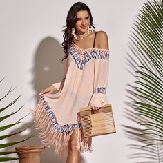 с бахромой Накидки Shein