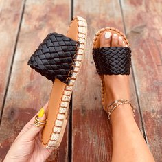 Плетеный сандалии-шлепанцы Shein