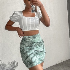 Облегающая юбка мини с принтом тай-дай Shein