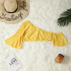 с оборками Одноцветный Накидки Shein