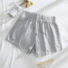 Однотонные шорты на кулиске Shein