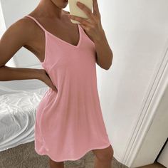 Вязаное платье на бретельках в рубчик Shein