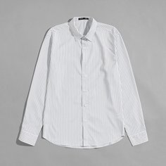 Мужская рубашка в полоску Shein