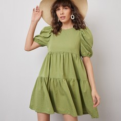 Платье с пышными рукавами Shein