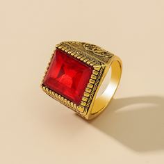Кольцо с драгоценным камнем Shein