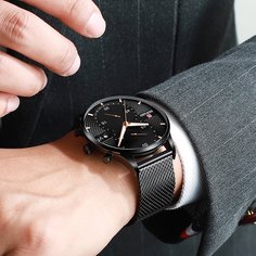 Мужские кварцевые часы Shein