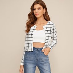 Куртка в клетку Shein