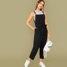 Комбинезон с поясом и карманом Shein