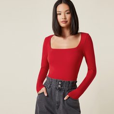 Одноцветный Повседневный Футболки Shein
