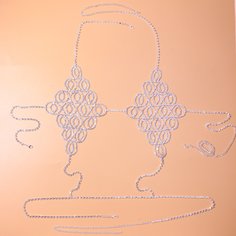 Цепочка для тела со стразами Shein
