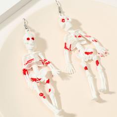 Серьги-подвески в форме скелета Shein