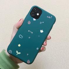 Чехол для iPhone с цветочным узором Shein