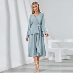 Блузка с поясом и юбка Shein