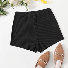 Вязаные шорты Shein