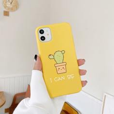 Чехол для iPhone с узором кактуса Shein