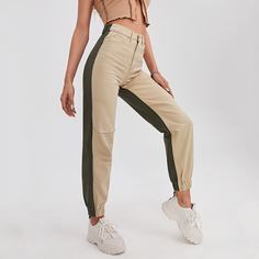Карман Контрастный Джинсы Shein