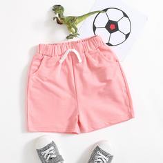 Шорты с мультипликационным принтом для девочек Shein