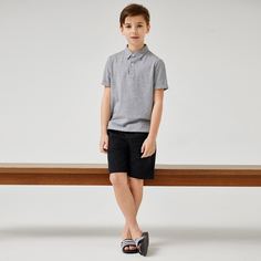 Рубашка-поло и шорты для мальчиков Shein