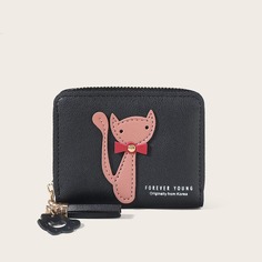 Маленький кошелек с мультипликационным котом Shein