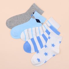 5 пар носки в полоску для девочек Shein