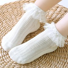 Одноцветный Повседневный Детские носки Shein