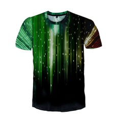 Полосатый Улица Мужские футболки Shein