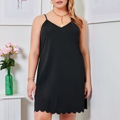 Платье на бретельках размера плюс Shein